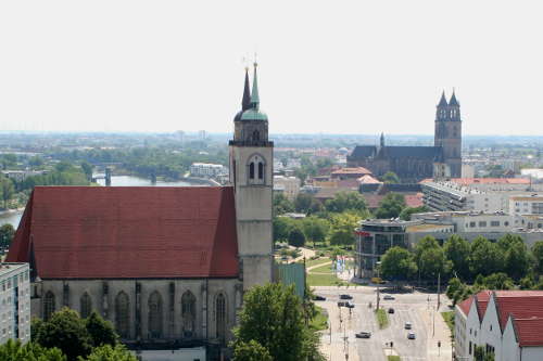 Johanniskirche in Magdeburg - Genieße eine wunderbare Aussicht.